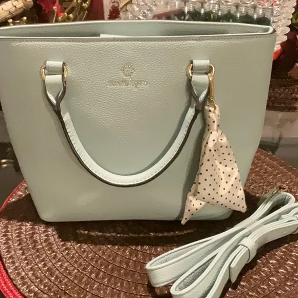 NWOT Nanette Lepore Sage Green Tote - Picture 2 of 12